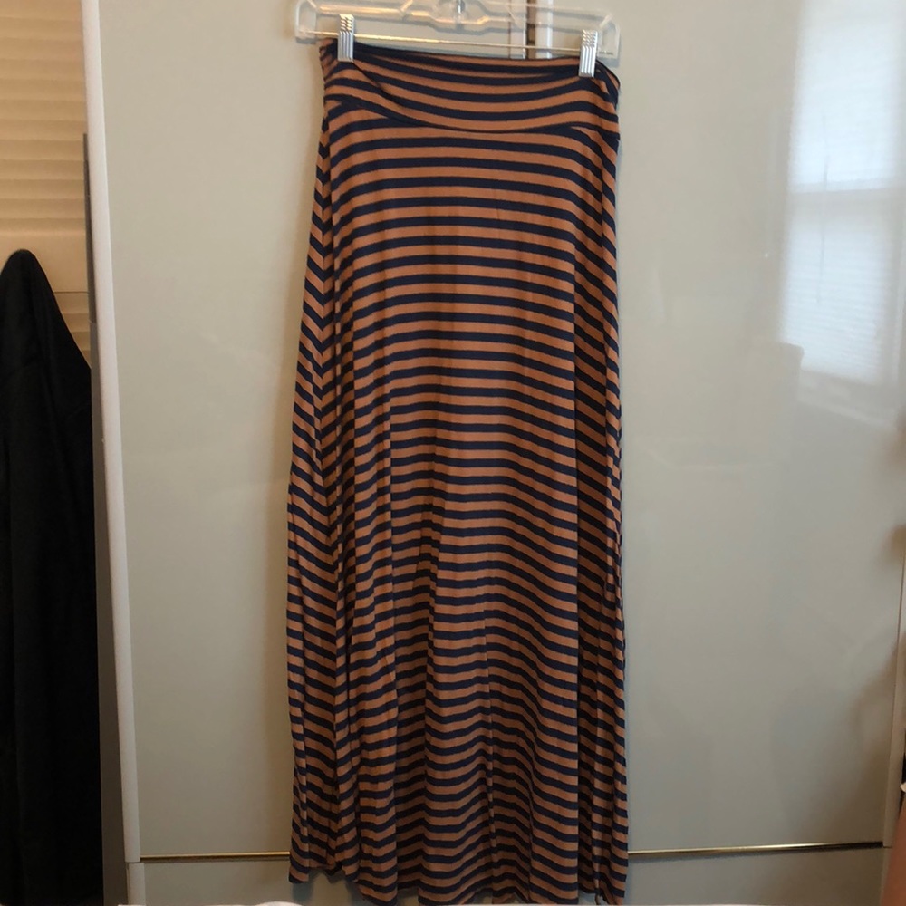 Forever 21 Striped Maxi Skirt